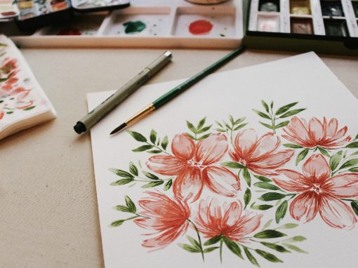 Acuarela para lettering (sábado)