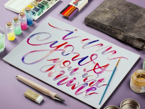 Acuarela para lettering (jueves)