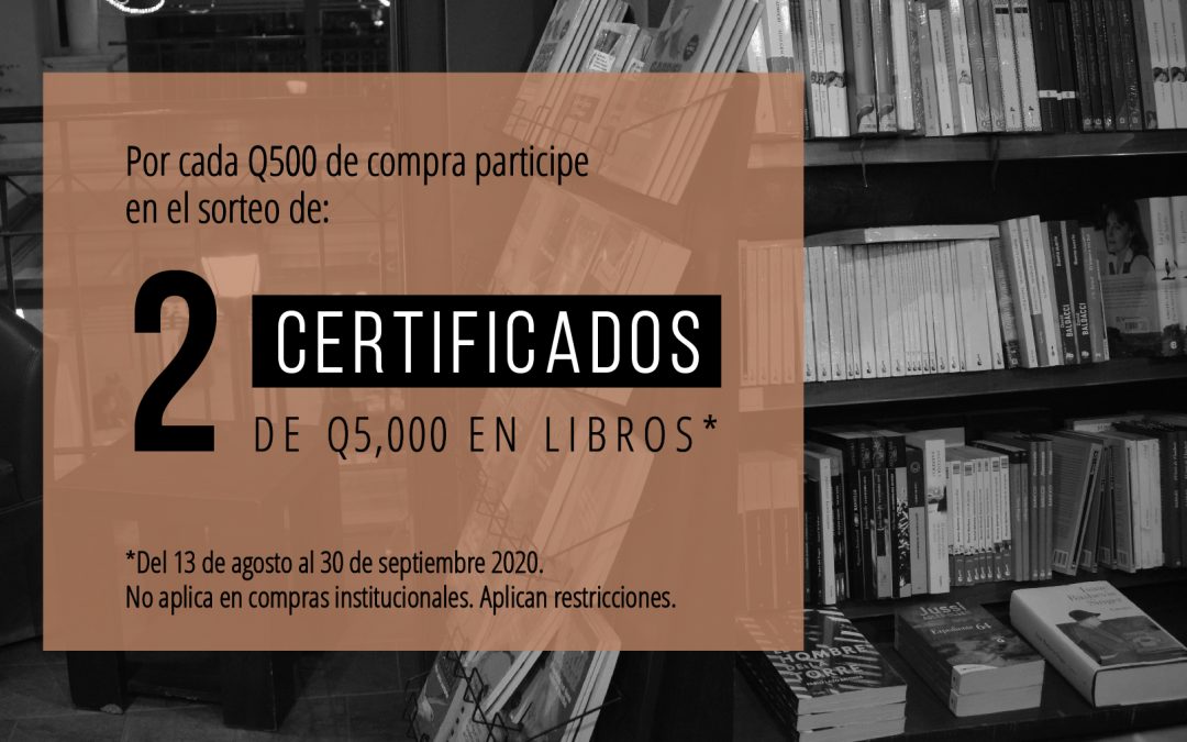 Gane Q5,000 utilizables en libros
