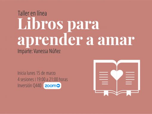 Taller en línea: Libros para aprender a amar