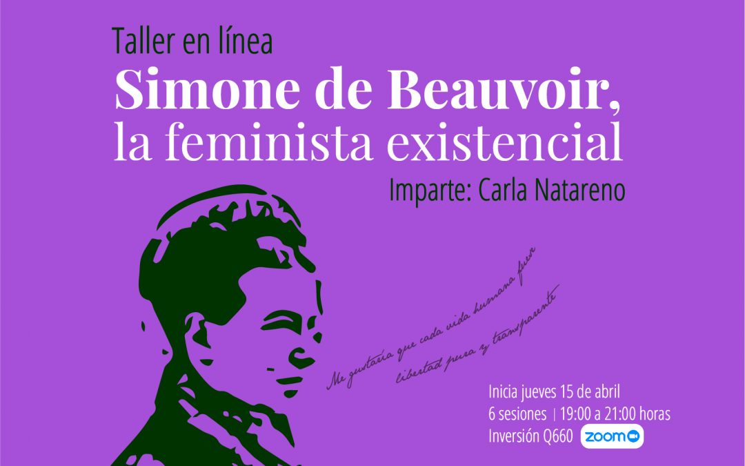 Taller en línea: Simone de Beauvoir, la feminista existencial