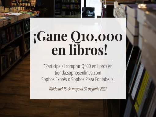 ¿Cuántos libros son suficientes? Gane Q10,000 en libros