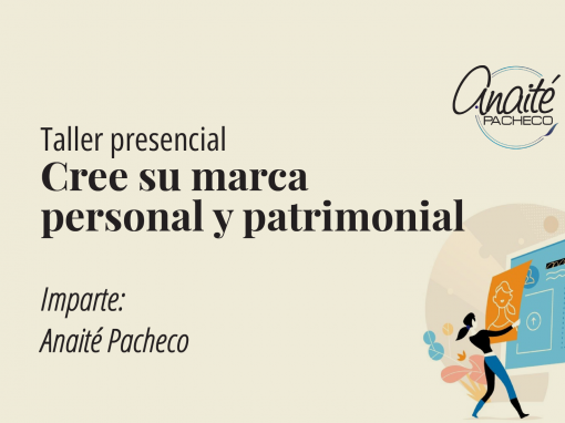 Taller presencial crea tu marca personal y patrimonial