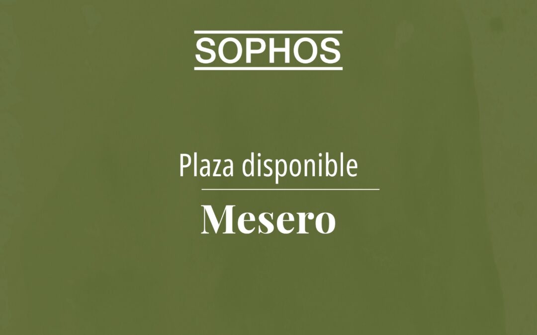 Plaza disponible: Barista