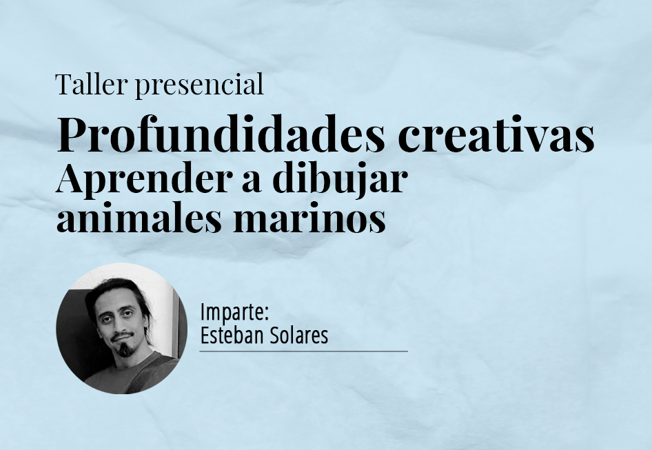Taller presencial: Profundidades creativas. Aprenda a dibujar animales marinos