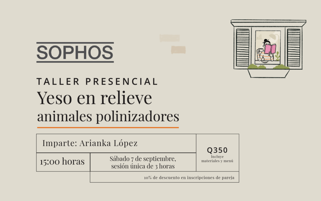 Taller: yeso en relieve, animales polinizadores