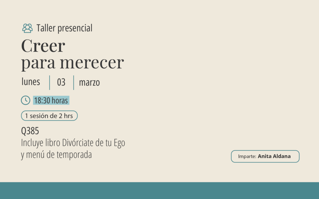 Taller: Creer para merecer
