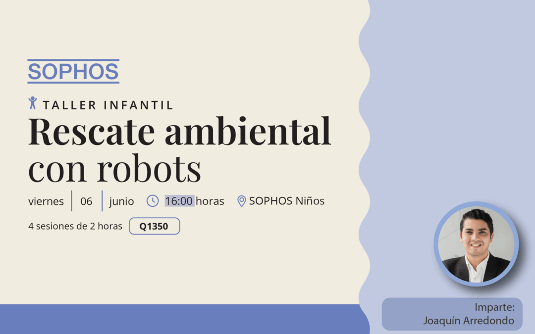 Taller infantil: Rescate ambiental con robots