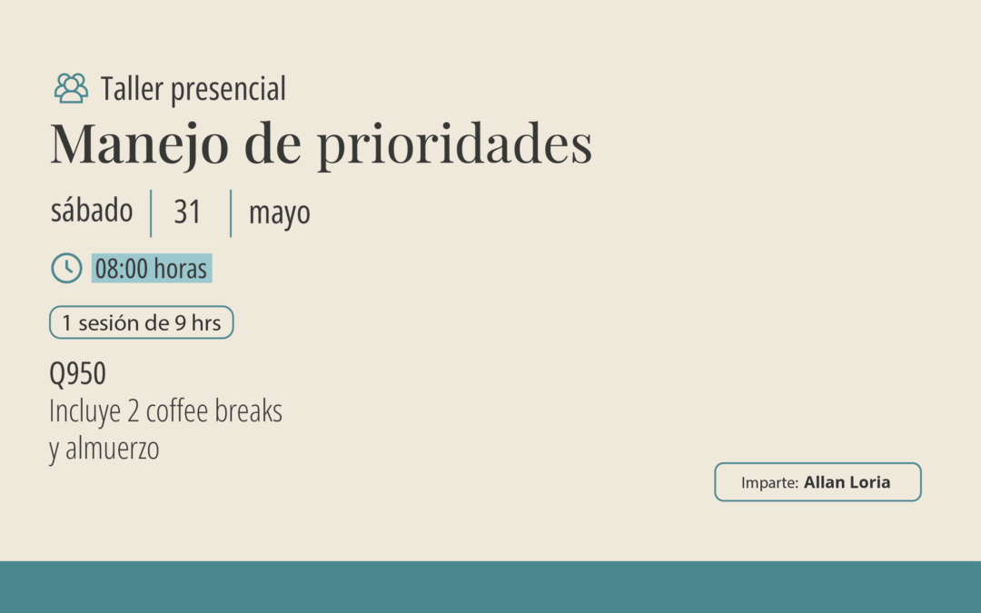 Taller: Manejo de prioridades