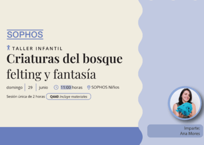 Taller infantil: Criaturas del bosque «felting y fantasía»