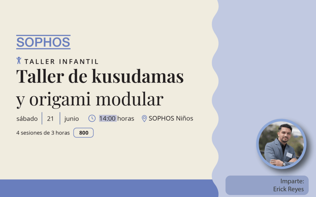 Taller infantil: Kusudamas y origami modular