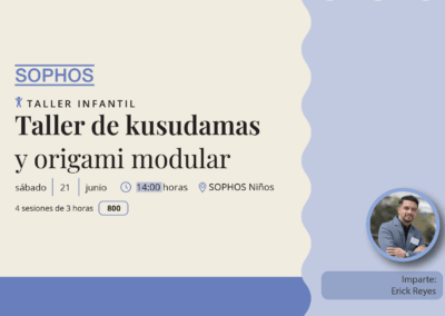 Taller infantil: Kusudamas y origami modular