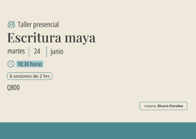 Taller: Escritura maya