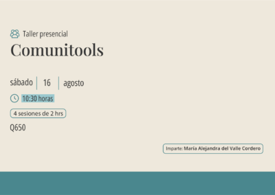 Taller: Comunitools
