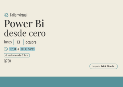 Taller virtual: Power Bi desde cero