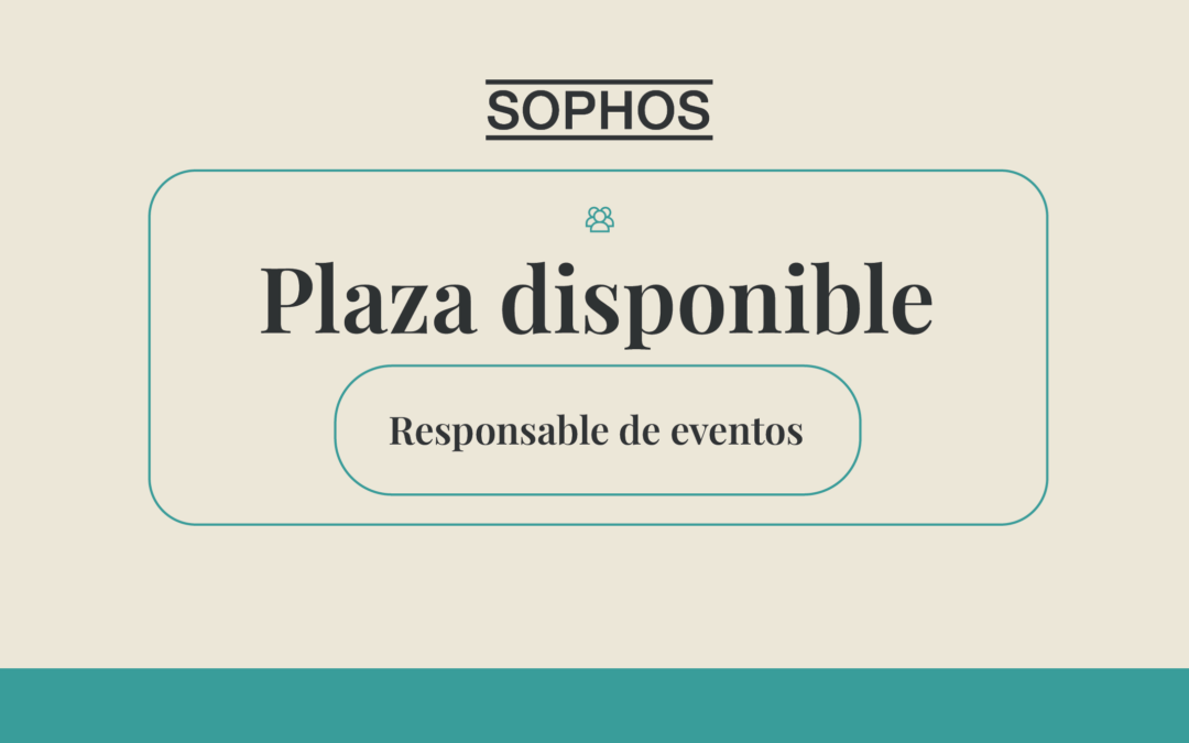 Plaza disponible: Responsable de eventos