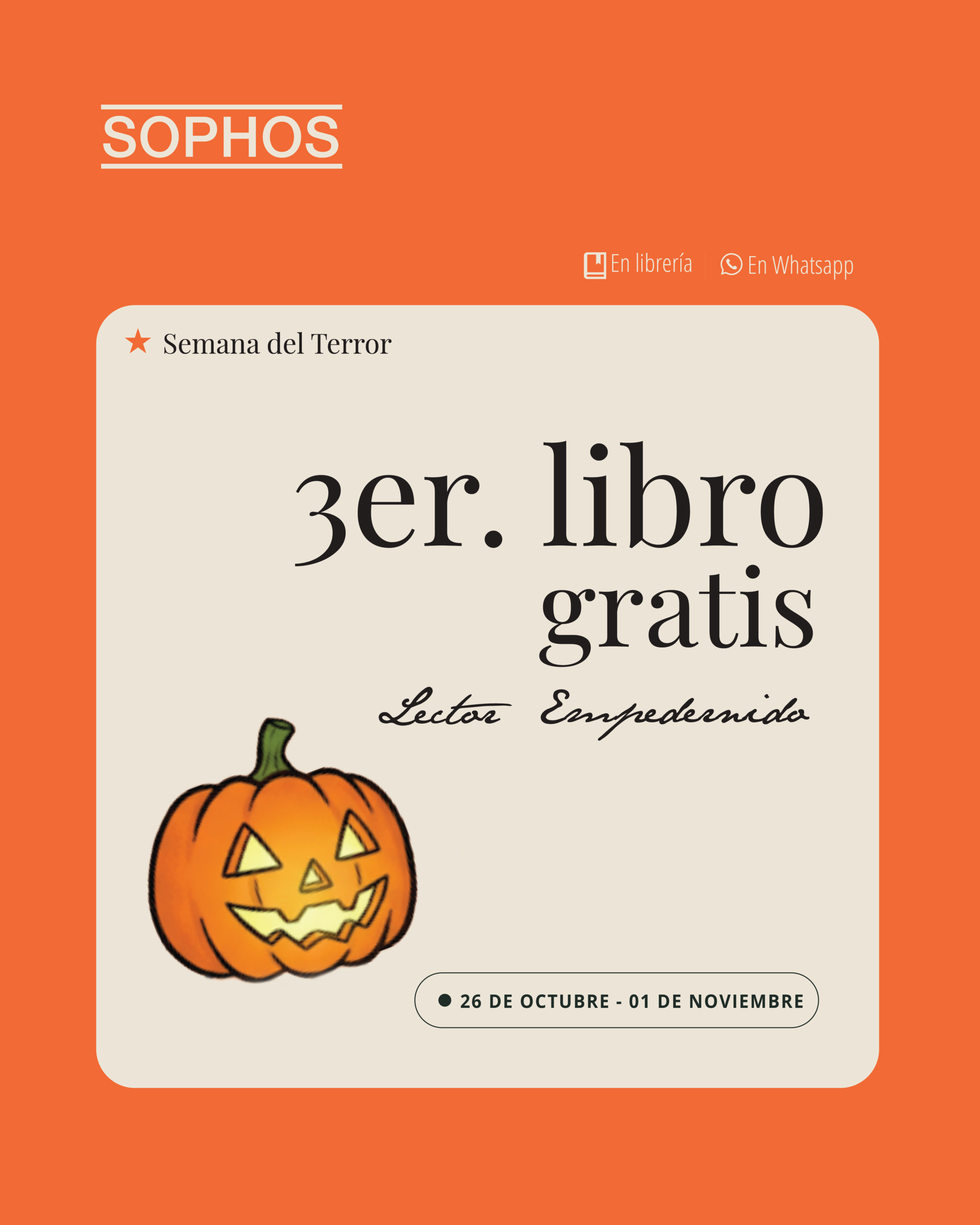 Semana del Terror: tercer libro gratis para socios Lector Empedernido